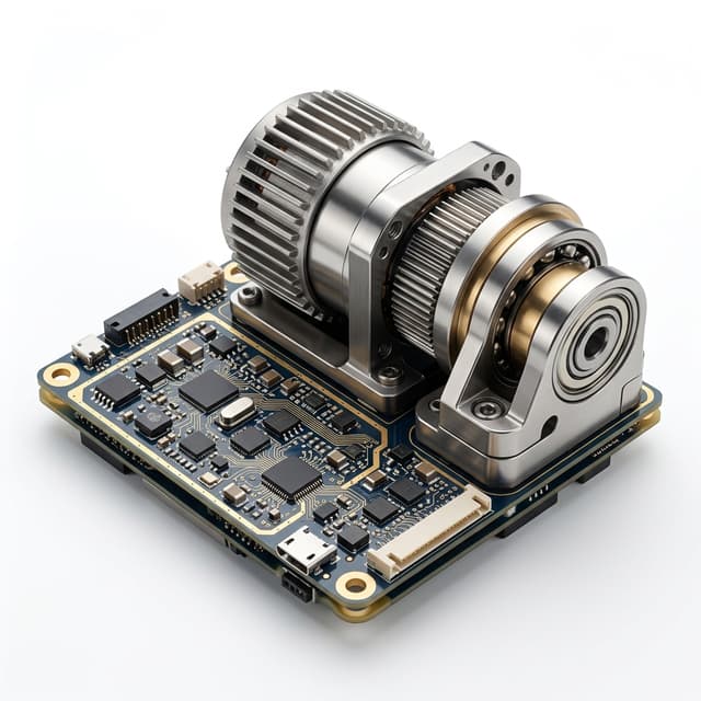 Servo motor drive and encoder stack matching